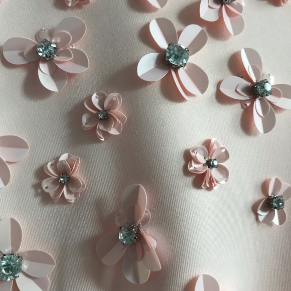 🌹Ted Baker Yadara Embellished Baby Pink Skater - Picture 5 of 9